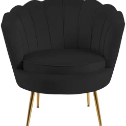 Fåtölj svart sammet - Kingsley