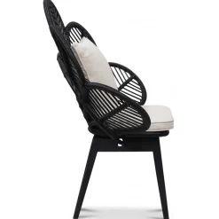 Fåtölj svart/rotting - Peacock