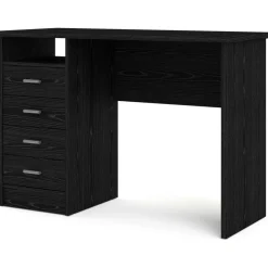 Function Plus skrivbord 110 x 48,5 x 76 cm - Svart ask + Textilrengöring för möbler