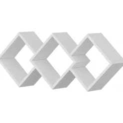 Galaxis vägghylla Vit