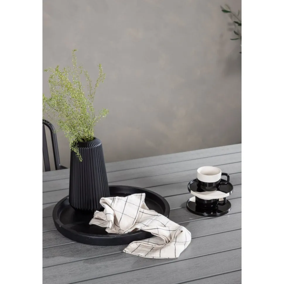 Garcia matbord 200 x 100 cm - Ljusgrå/vit