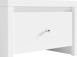 Garland sängbord - Vit