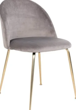 Geneve Matstol - Grå/mässing