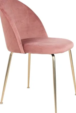 Geneve Matstol - Rosa/mässing