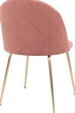 Geneve Matstol - Rosa/mässing