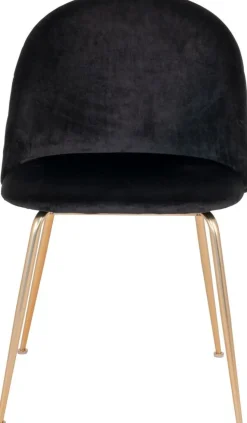 Geneve Matstol - Svart/mässing