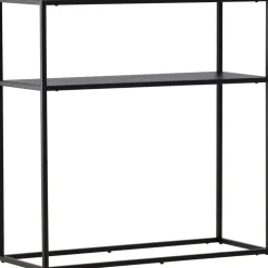 Georgetown sidobord 30 x 80 cm - Svart