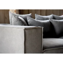 Gillholmen 3-sits soffa - Grå linne