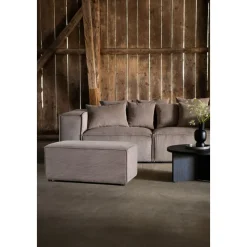 Gillholmen sittpuff - Brun manchester