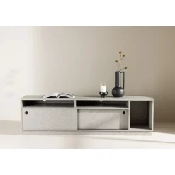 Girona TV-bänk - Grå