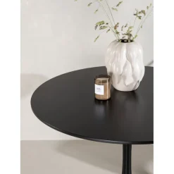 Glade matbord Ø100 cm - Svart