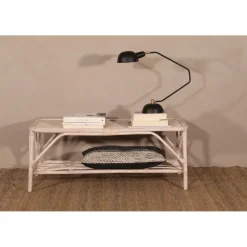 Glory Webbing soffbord i rotting 110 x 50 cm - Whitewash