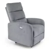 Grå reclinerfåtölj elektrisk
