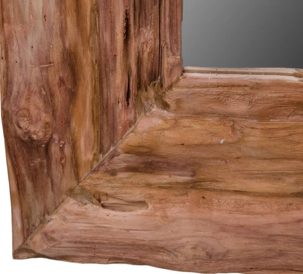 Granada Helkroppsspegel 180 cm - Teak + Karta med möbeltassar på köpet!