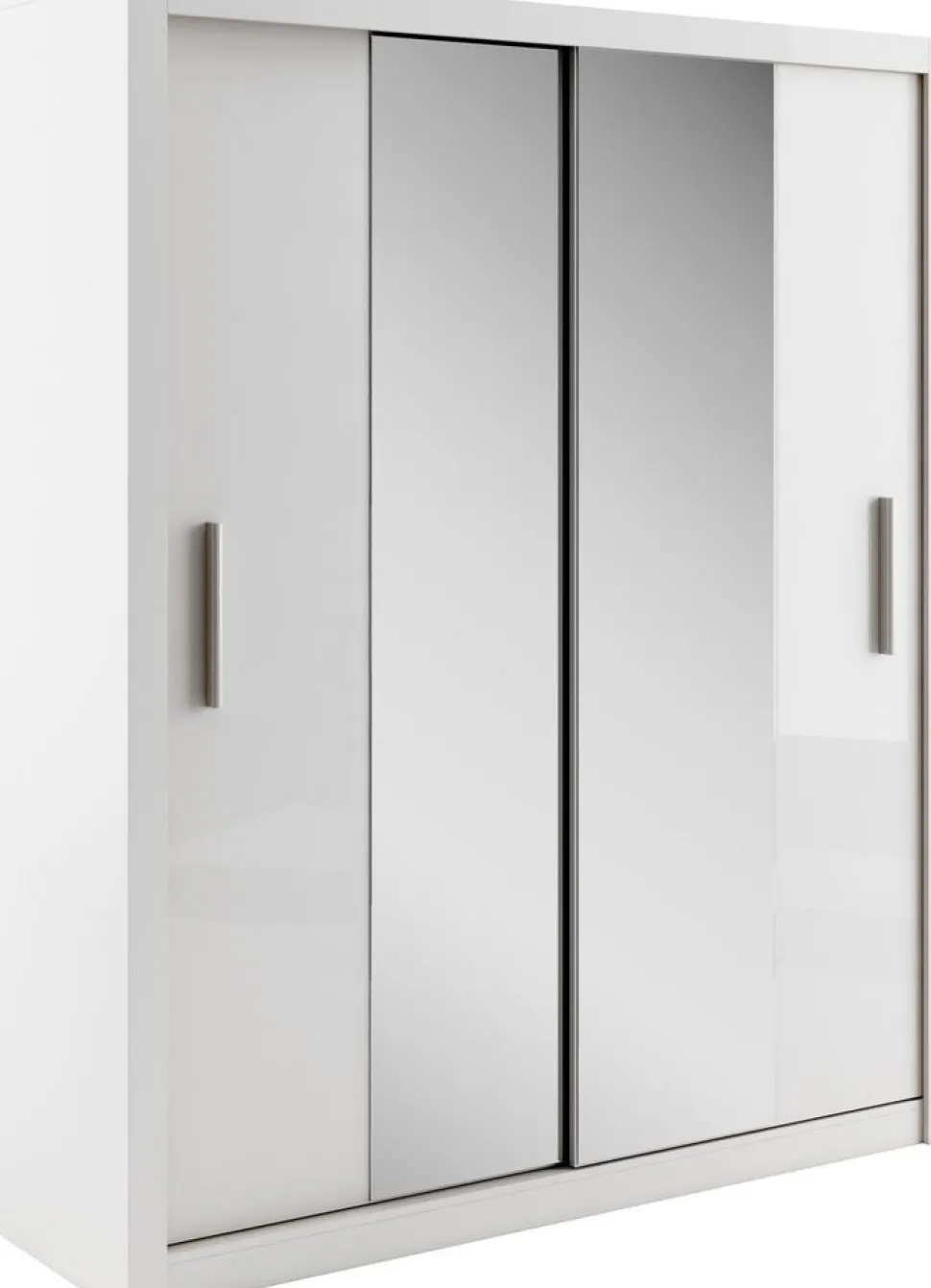 Grderob med inredning och skjutdörrar