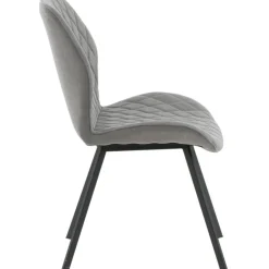 Greta matstol - Grå tyg