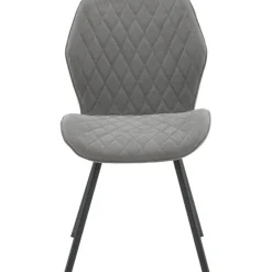 Greta matstol - Grå tyg