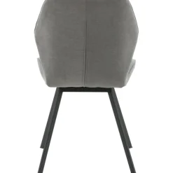 Greta matstol - Grå tyg