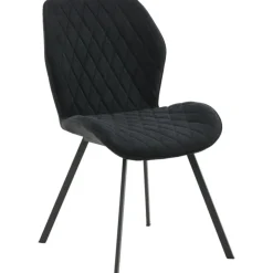 Greta matstol - Svart tyg