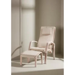 Grötö loungestol - Beige/Whitewash