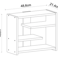 Guana vägghylla Vit