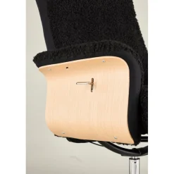 Hagön reclinerfåtölj med fotpall - Svart/oljad ek + Textilrengöring för möbler