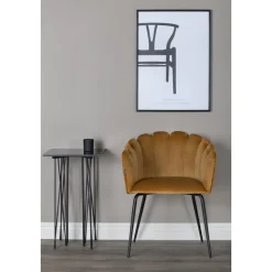 Halmstad karmstol - Gul