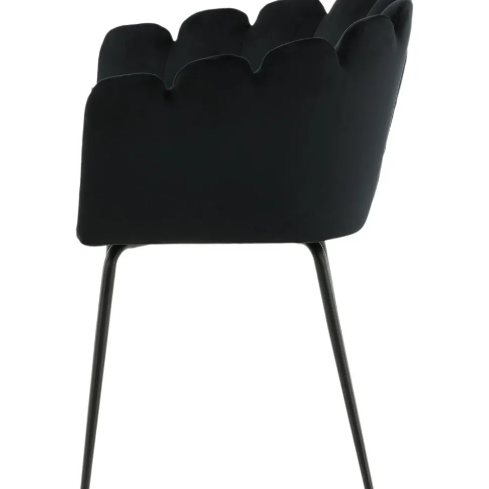 Halmstad karmstol - Svart