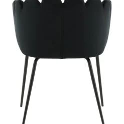 Halmstad karmstol - Svart