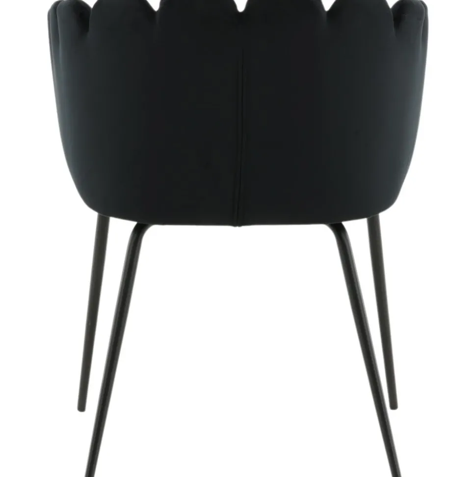 Halmstad karmstol - Svart