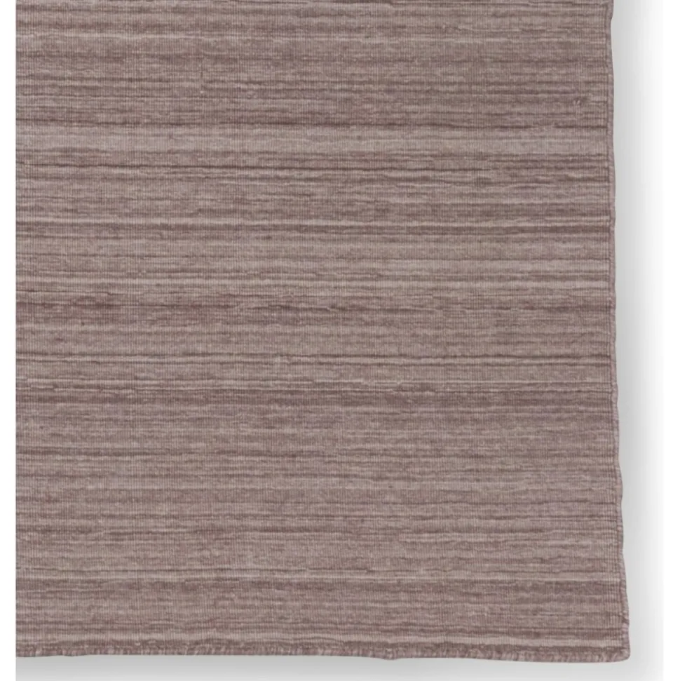 Handvävd ullmatta Island - Puderrosa