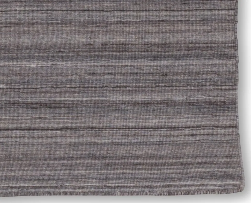 Handvävd ullmatta Island - Brun/grå