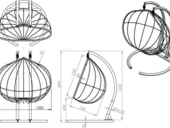 Hanedan hängstol - Vit + Textilrengöring för möbler