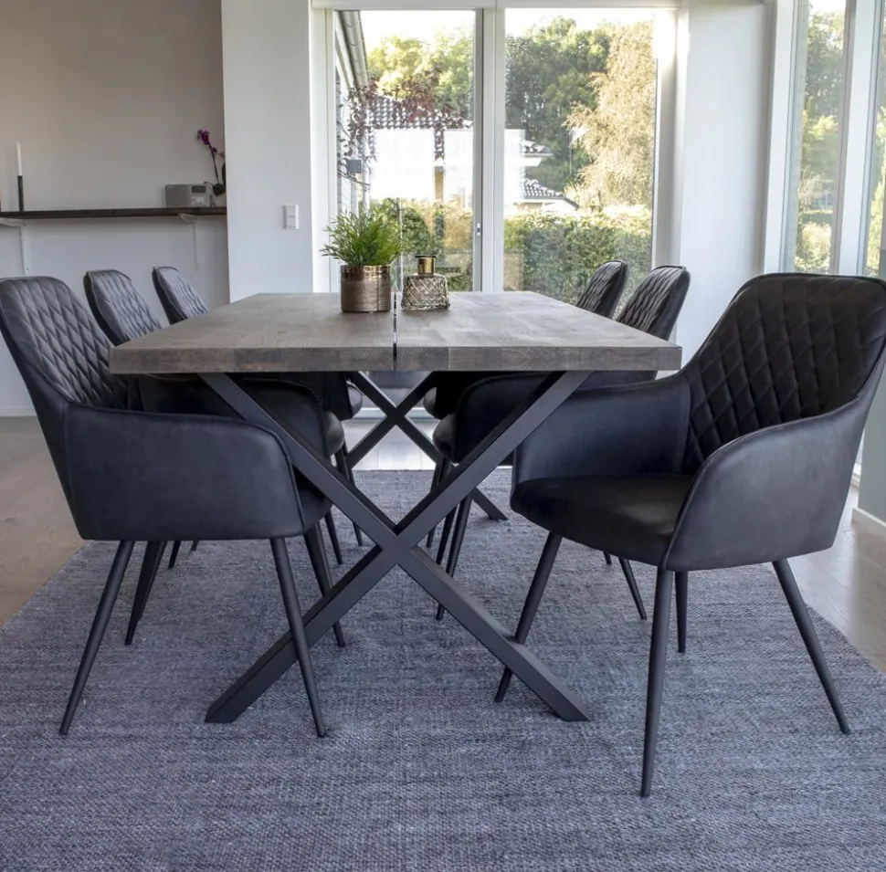 Harbo Matstol - Mörkgrått