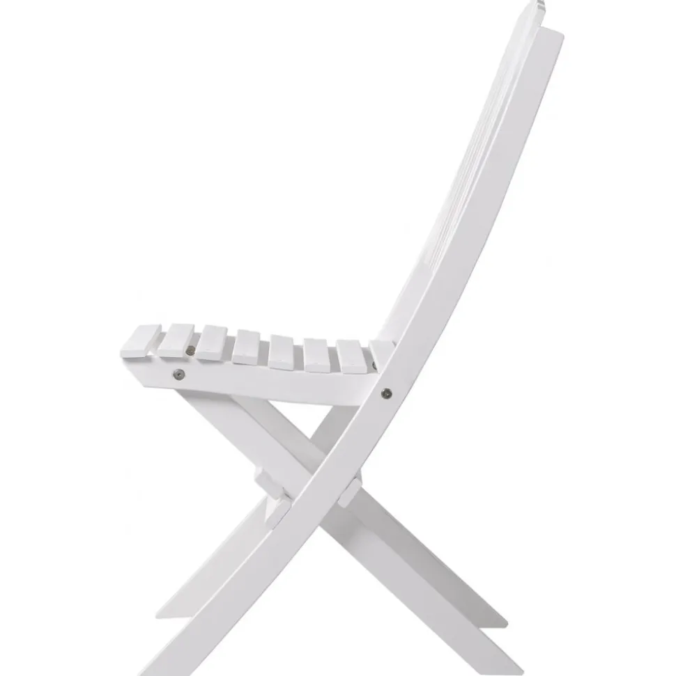 Haväng hopfällbar vit trästol + Textilrengöring för möbler