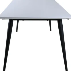 Hendry matbord 195-285 cm - Vit/svart