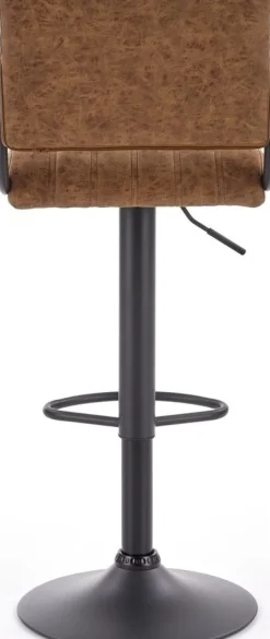 Hester barstol i brun vintage PU