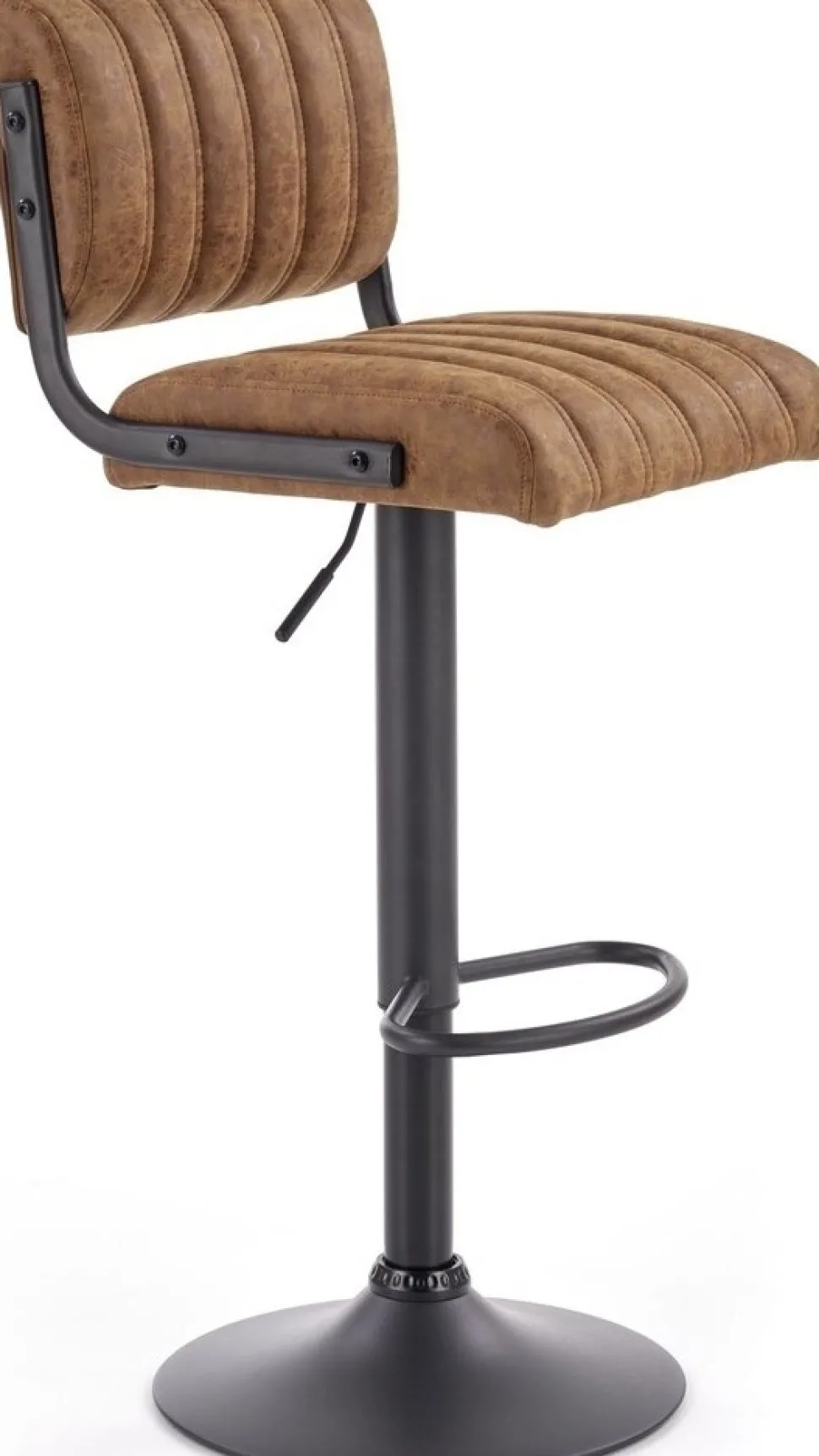 Hester barstol i brun vintage PU + Möbeltassar