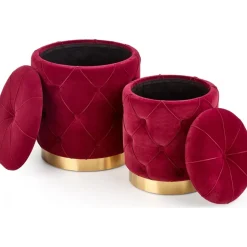 Hitch sittpuff - Röd