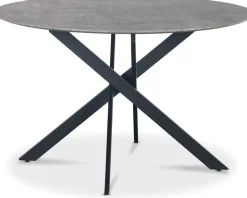 Hogrän matbord Ø120 cm - Betongimitation