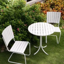 Holmsund balkongset: 2 st stolar med runt bord