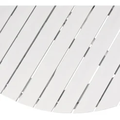 Holmsund bord 103 cm - Vit + Textilskydd för utemöbler