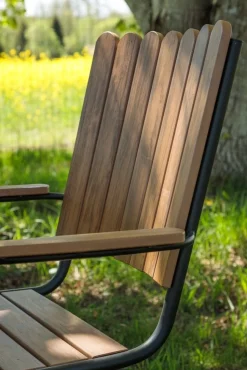 Holmsund matgrupp - Svart/natur + Rengöringsmedel för utemöbler