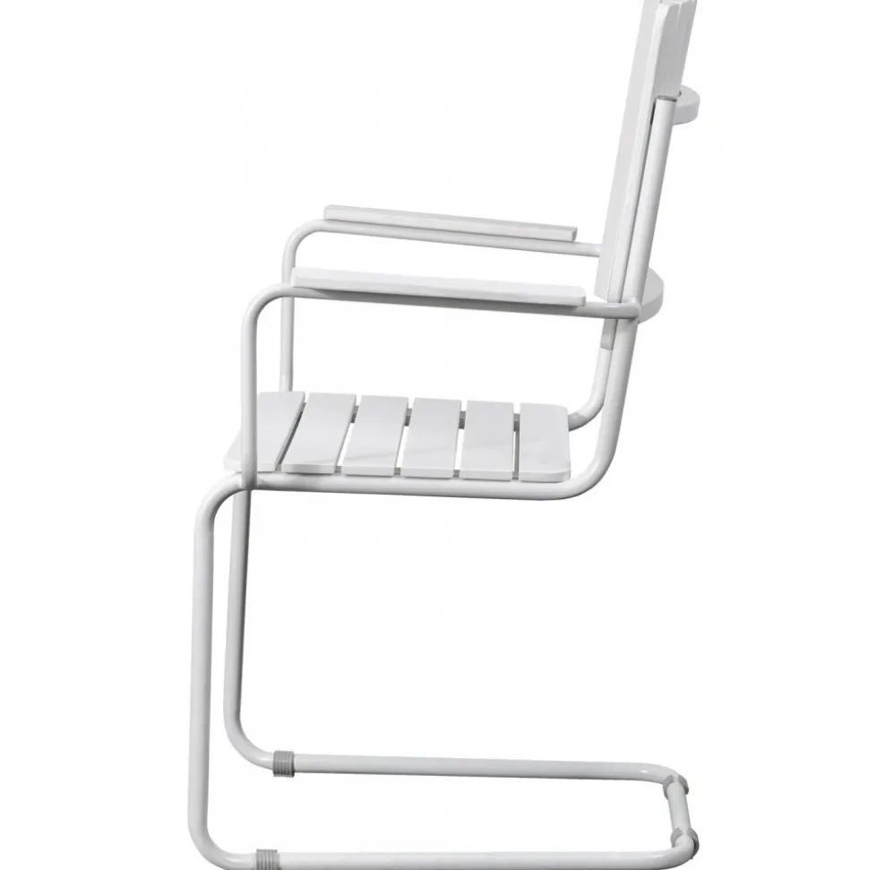 Holmsund stol med armstöd - Vit