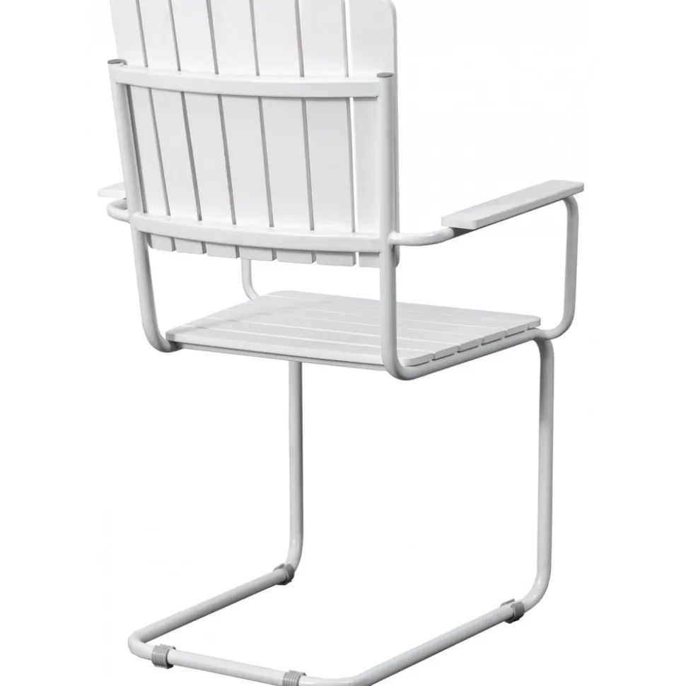 Holmsund stol med armstöd - Vit