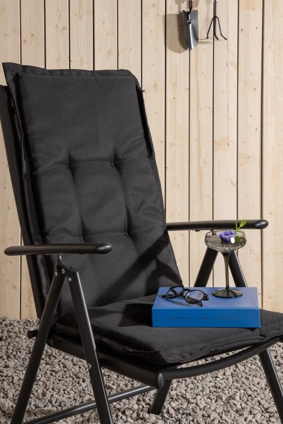 Home dyna 5-positioners - Svart + Rengöringsmedel för utemöbler