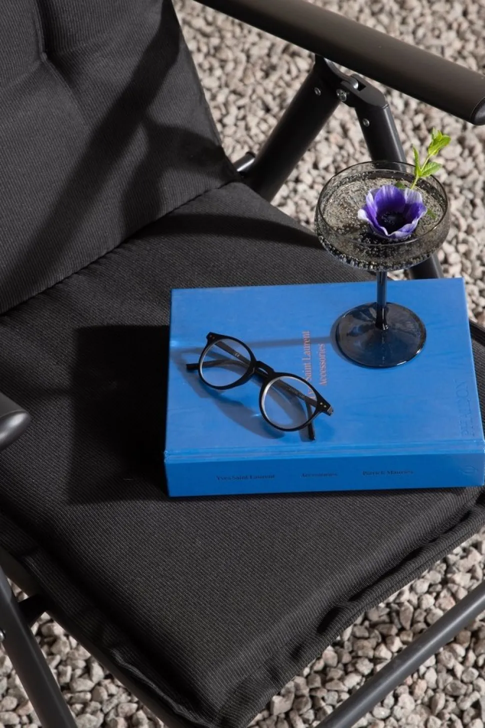 Home dyna 5-positioners - Svart + Rengöringsmedel för utemöbler