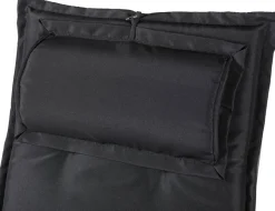 Home dyna 5-positioners med huvudkudde - Svart