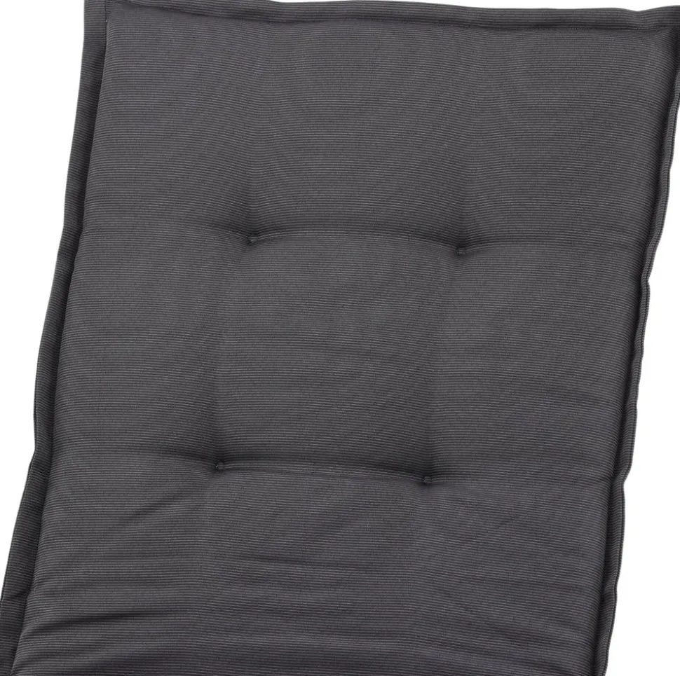 Home solsängsdyna - Mörkgrå + Textilskydd för utemöbler