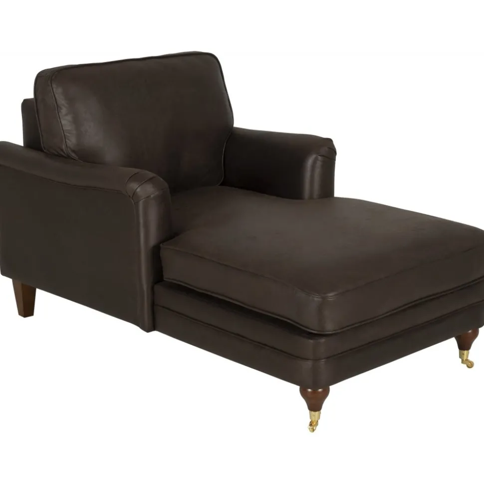 Howard Watford Deluxe divanfåtölj - Vintagebrunt konstläder